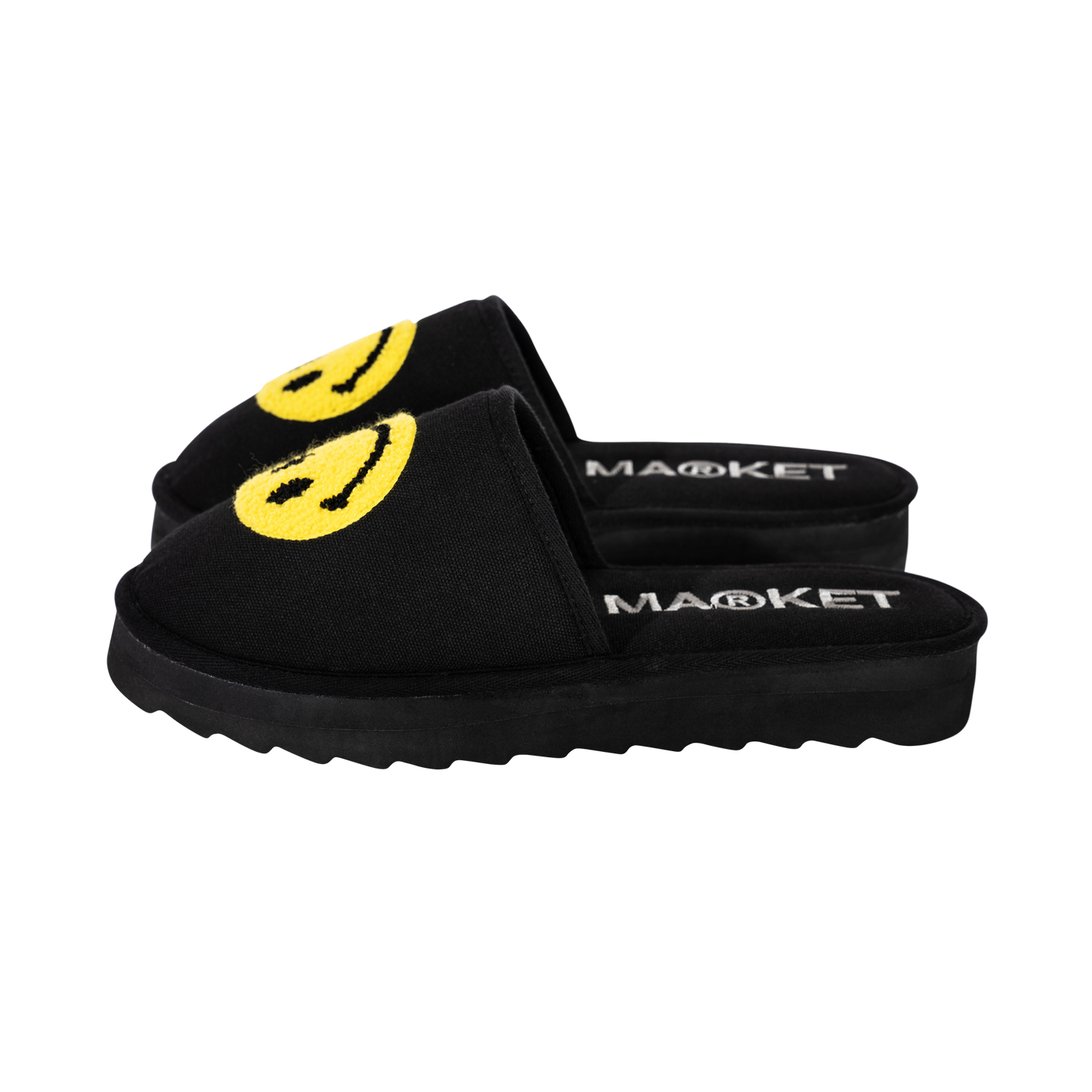 SMILEY UPSIDE DOWN HOTEL SLIPPERS