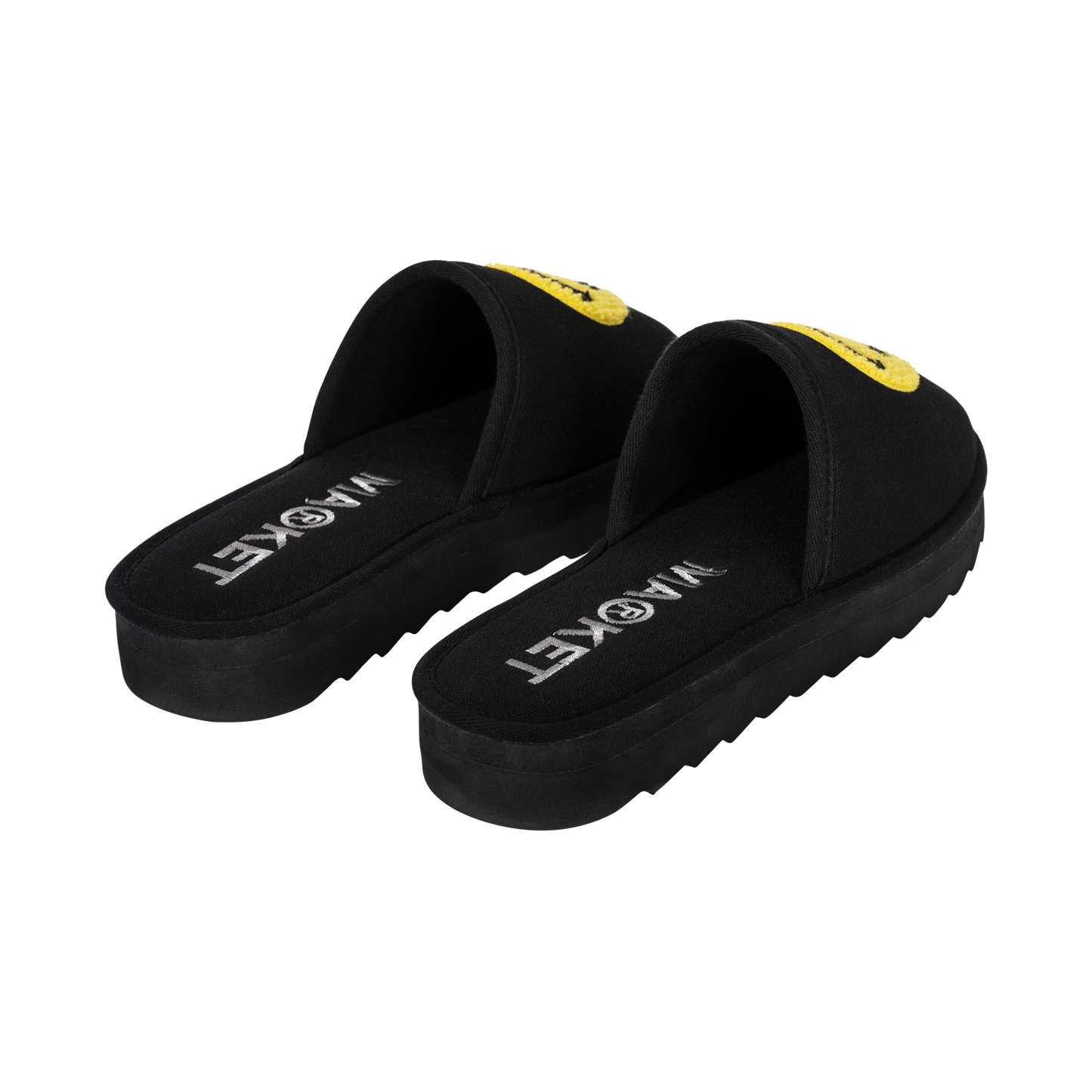SMILEY UPSIDE DOWN HOTEL SLIPPERS