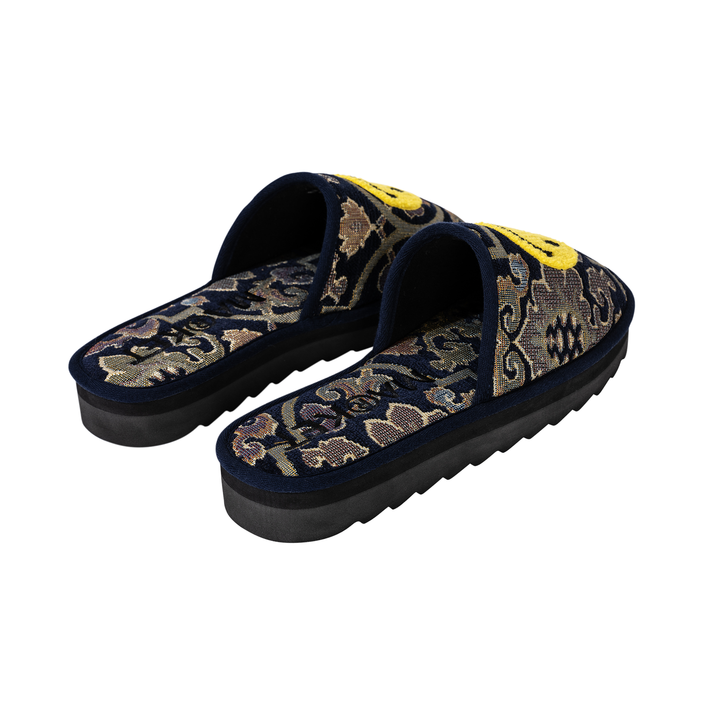 SMILEY UPSIDE DOWN HOTEL SLIPPERS