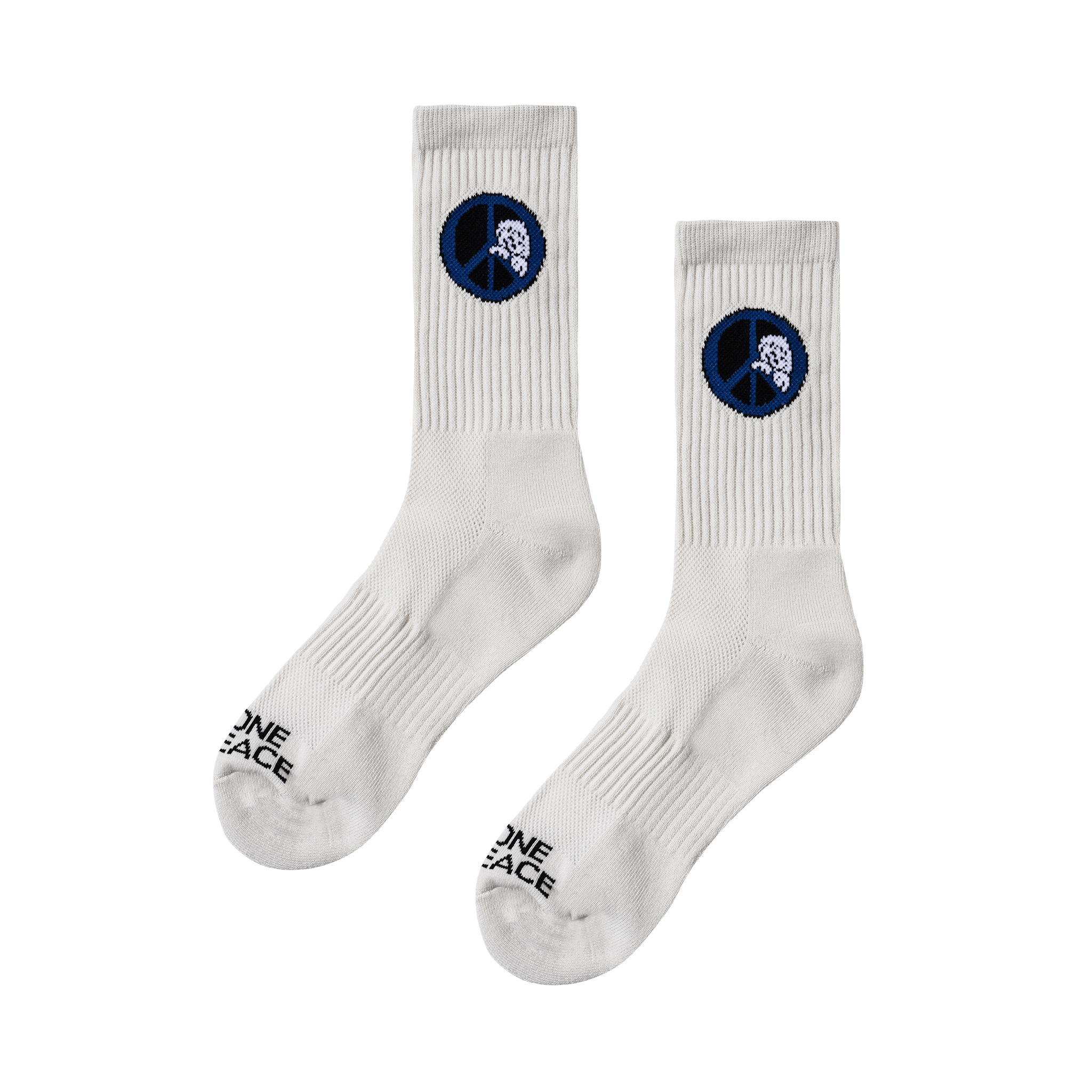 MARKET clothing brand ALONE AT PEACE SOCKS. Find more graphic tees, socks, hats and small goods at MarketStudios.com. Formally Chinatown Market.