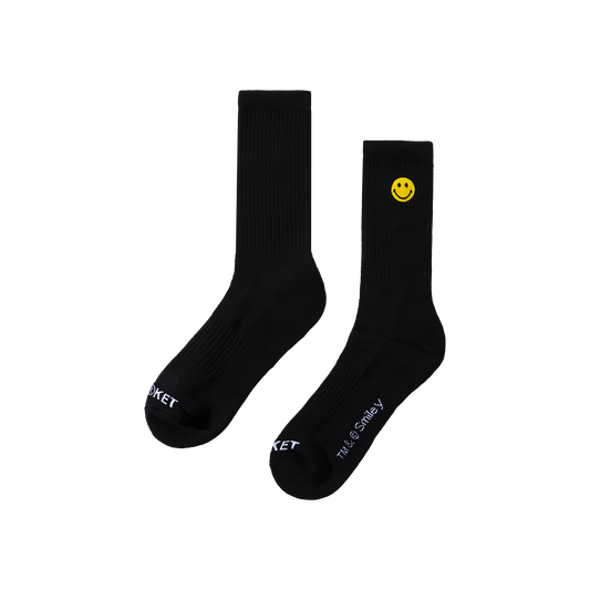 MARKET clothing brand SMILEY INNER PEACE SOCKS. Find more graphic tees, socks, hats and small goods at MarketStudios.com. Formally Chinatown Market.