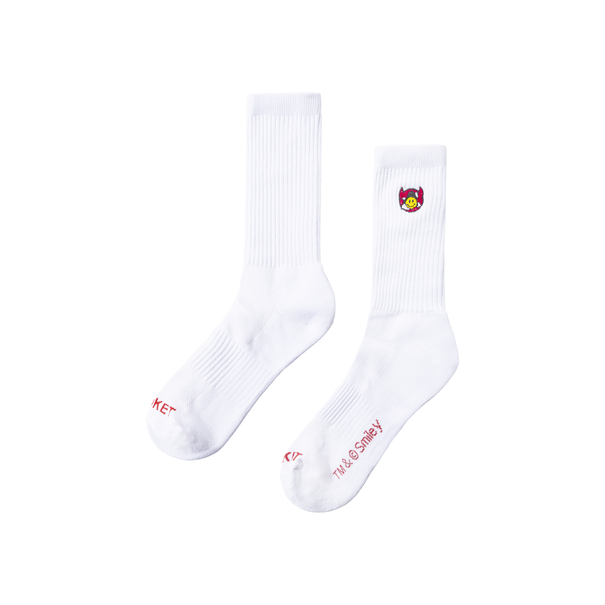 MARKET clothing brand SMILEY INNER PEACE SOCKS. Find more graphic tees, socks, hats and small goods at MarketStudios.com. Formally Chinatown Market.