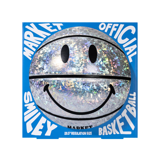MARKET clothing brand SMILEY HOLOGRAM BASKETBALL. Find more basketballs, sporting goods, homegoods and graphic tees at MarketStudios.com. Formally Chinatown Market. 