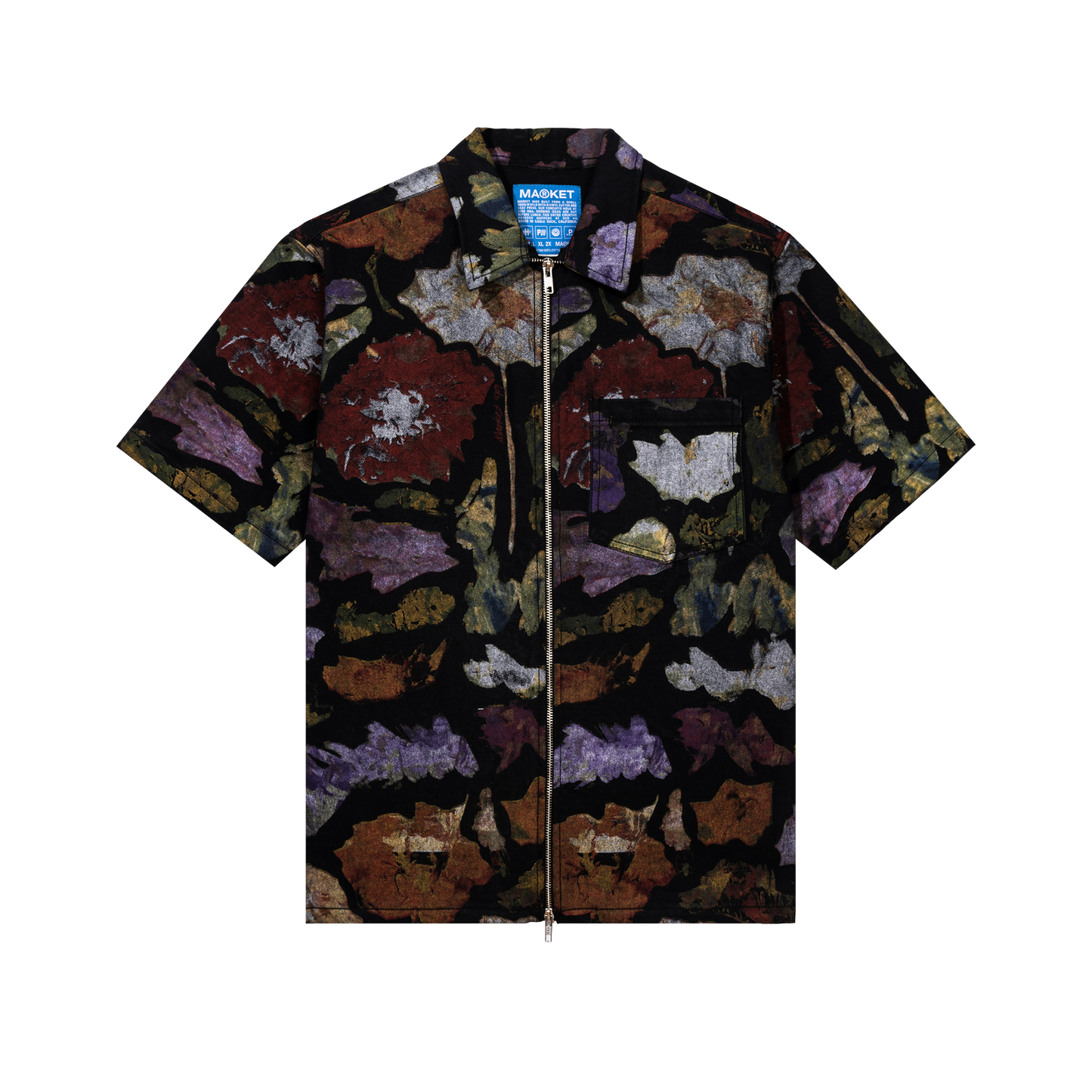 IMPRESSION FULL ZIP WORK SHIRT