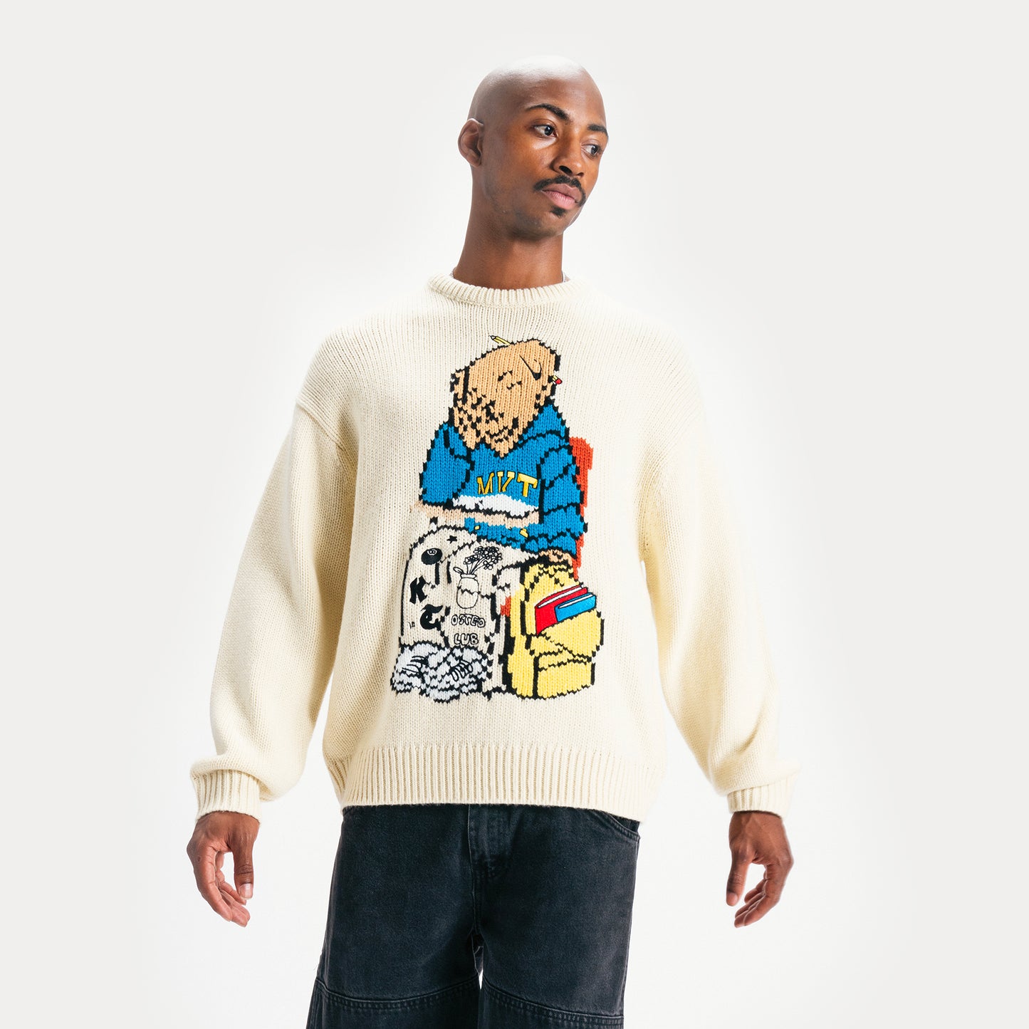 MAKING THE GRADE BEAR SWEATER