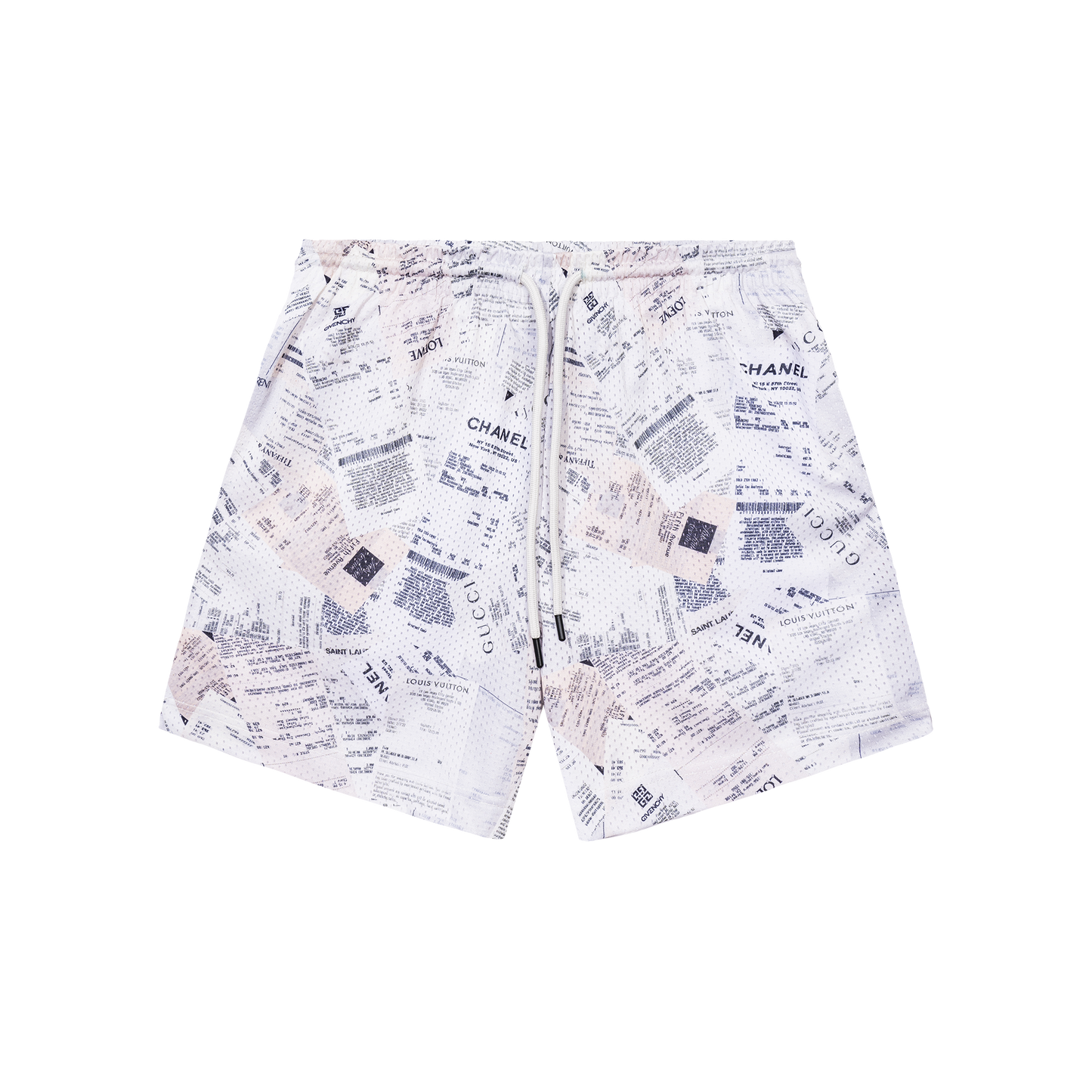 MARKET clothing brand SC DESIGNER RECEIPTS MESH SHORTS. Find more graphic tees, sweatpants, shorts and more bottoms at MarketStudios.com. Formally Chinatown Market. 