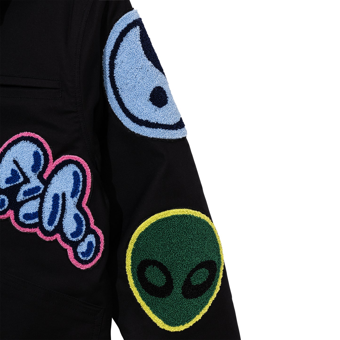 AIRHEADS FLAVOR BLASTED CHENILLE PATCH GARAGE JACKET