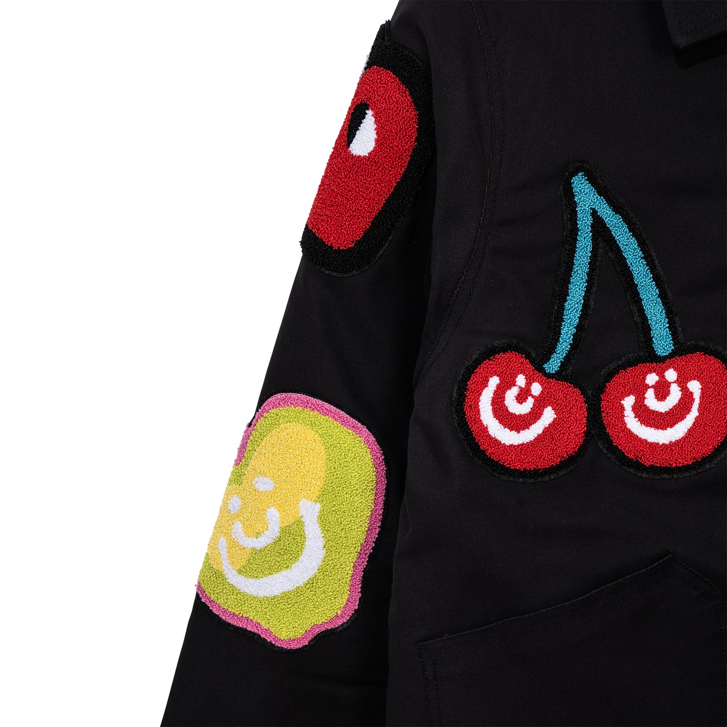 AIRHEADS FLAVOR BLASTED CHENILLE PATCH GARAGE JACKET