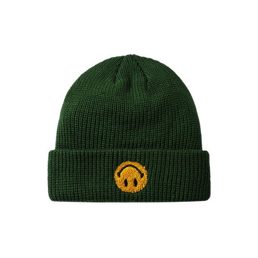 MARKET clothing brand SMILEY UPSIDE DOWN BEANIE. Find more graphic tees, hats, beanies, hoodies at MarketStudios.com. Formally Chinatown Market. 