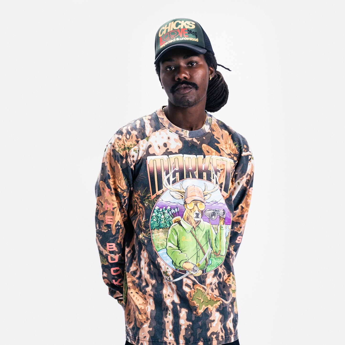 BIG BUCK HUNTER CAMO LS T-SHIRT