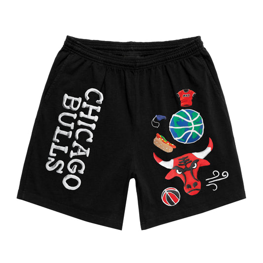 MARKET clothing brand MARKET BULLS SWEATSHORTS. Find more graphic tees, sweatpants, shorts and more bottoms at MarketStudios.com. Formally Chinatown Market. 