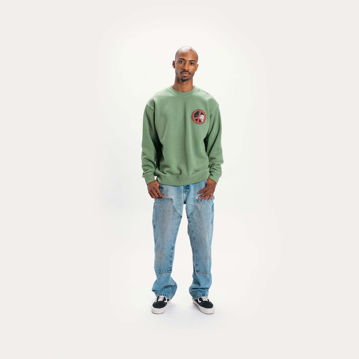 PEEKING THROUGH CREWNECK SWEATSHIRT