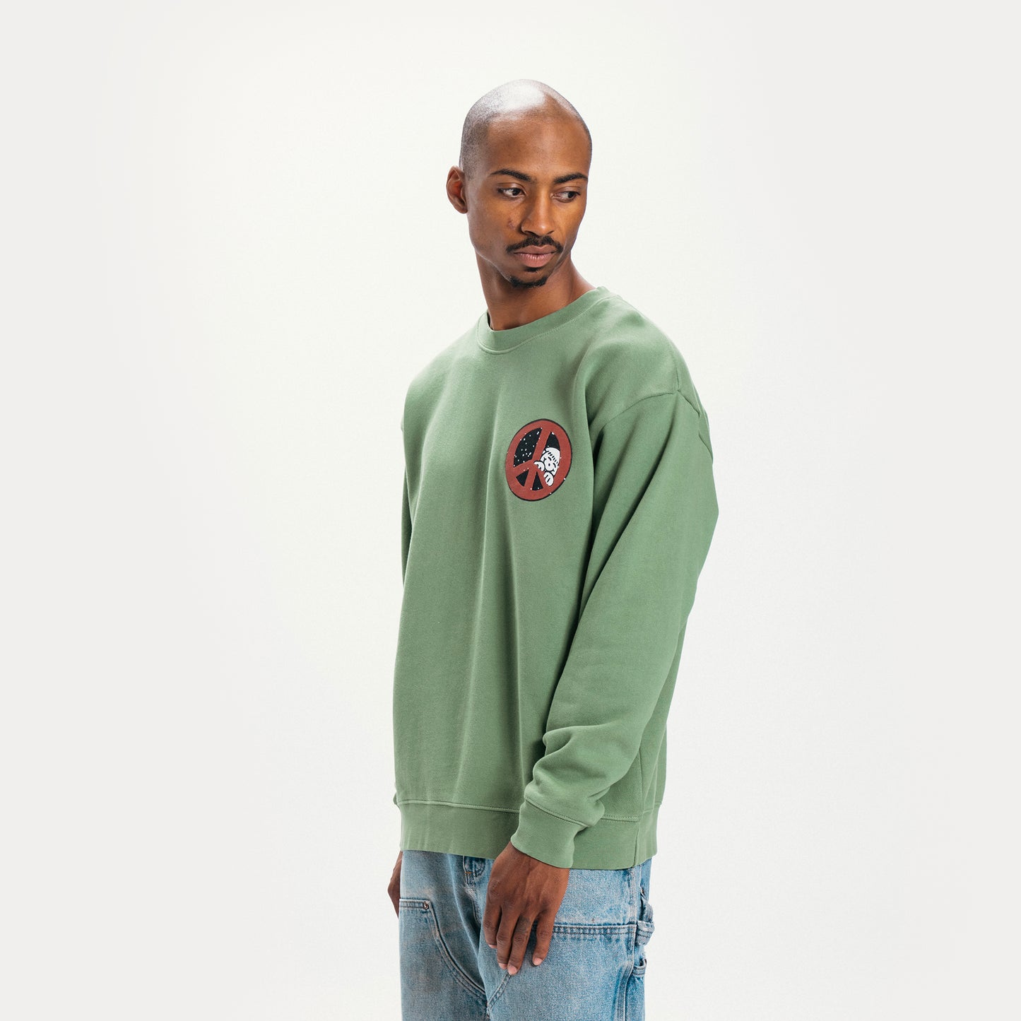 PEEKING THROUGH CREWNECK SWEATSHIRT