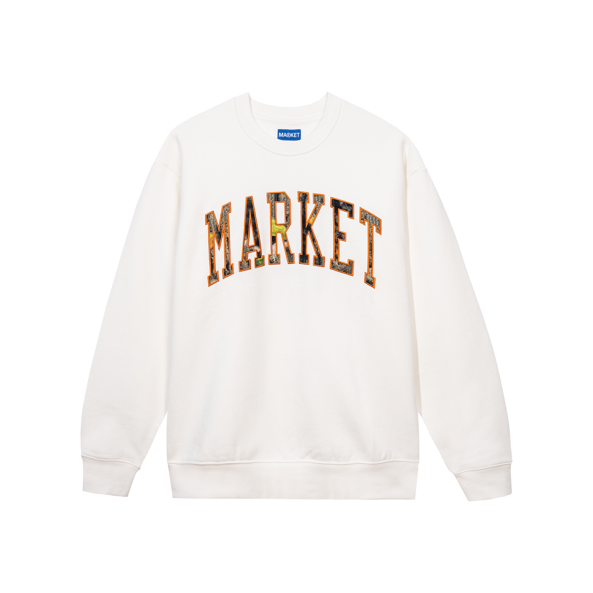 MARKET clothing brand FAUXTREE ARC CREWNECK SWEATSHIRT. Find more graphic tees and hoodies at MarketStudios.com. Formally Chinatown Market.