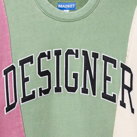 MARKET clothing brand DESIGNER ARC 3 PANEL CREWNECK. Find more graphic tees and hoodies at MarketStudios.com. Formally Chinatown Market.