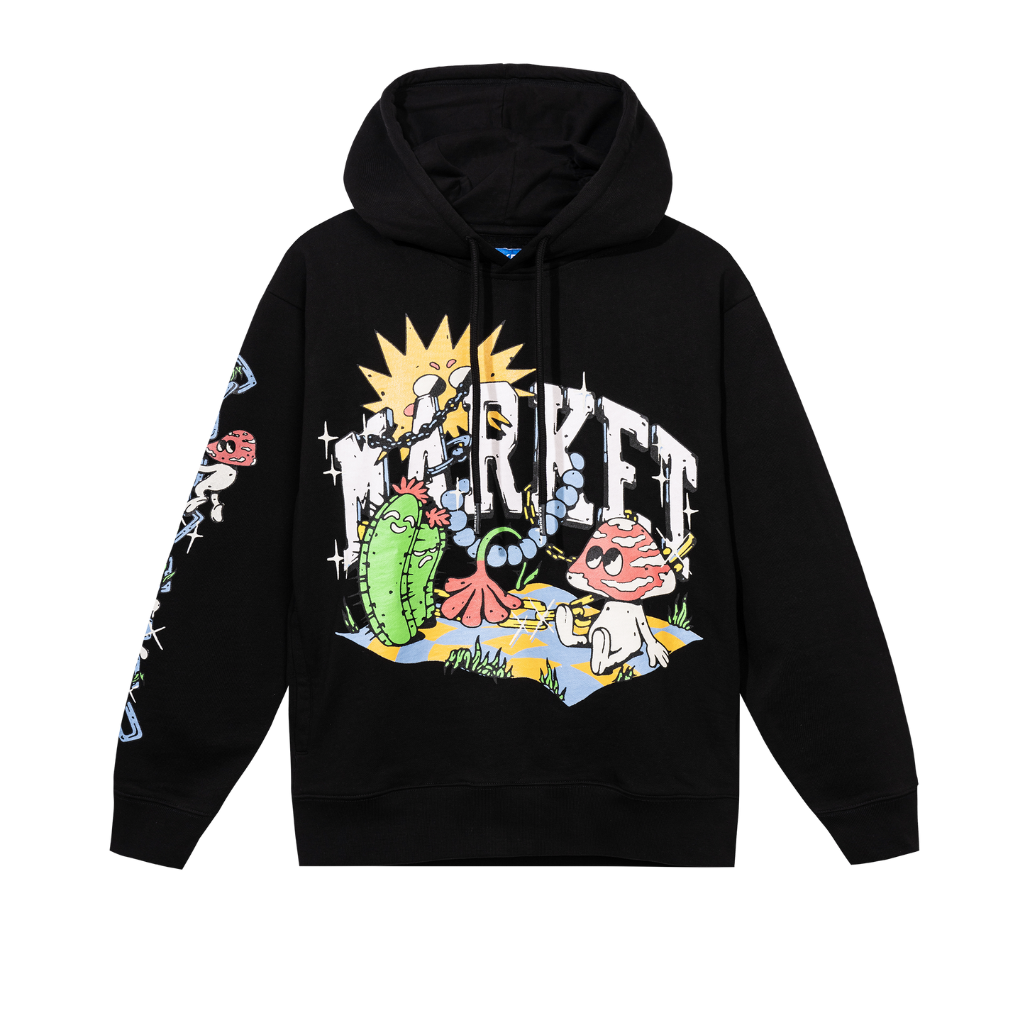 MARKET clothing brand. MARKET graphic tees. Chinatown Market clothing. MARKET Studios hoodie sweatshirt . 100% Cotton hoodie. Graphic Streetwear Tee Shirt. Fantasy Farm Hoodie