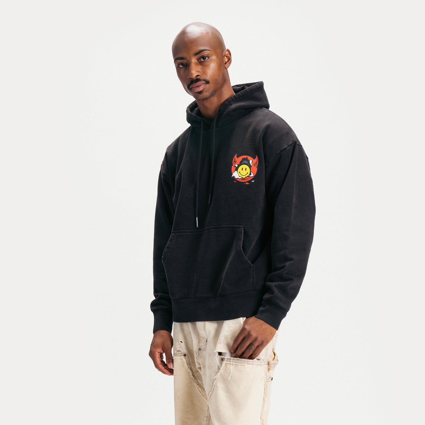 SMILEY INNER PEACE PULLOVER HOODIE
