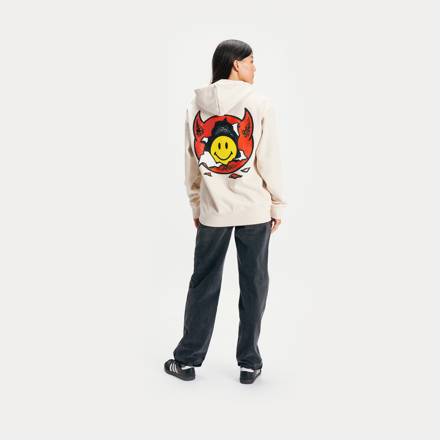 SMILEY INNER PEACE PULLOVER HOODIE