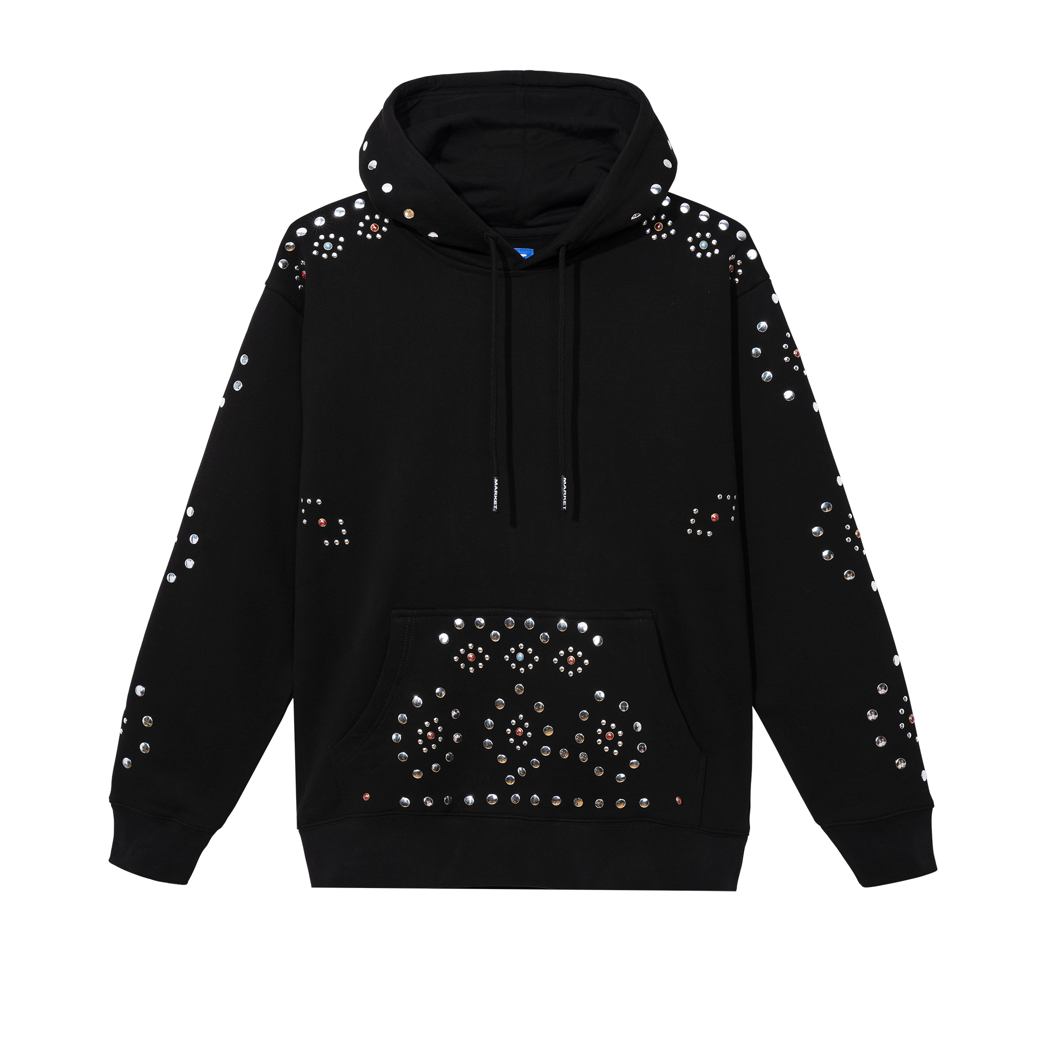 STUDDED PULLOVER HOODIE