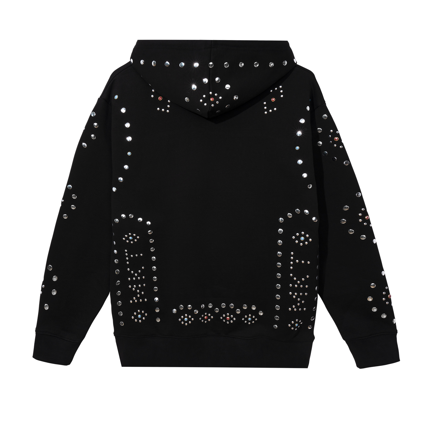 STUDDED PULLOVER HOODIE