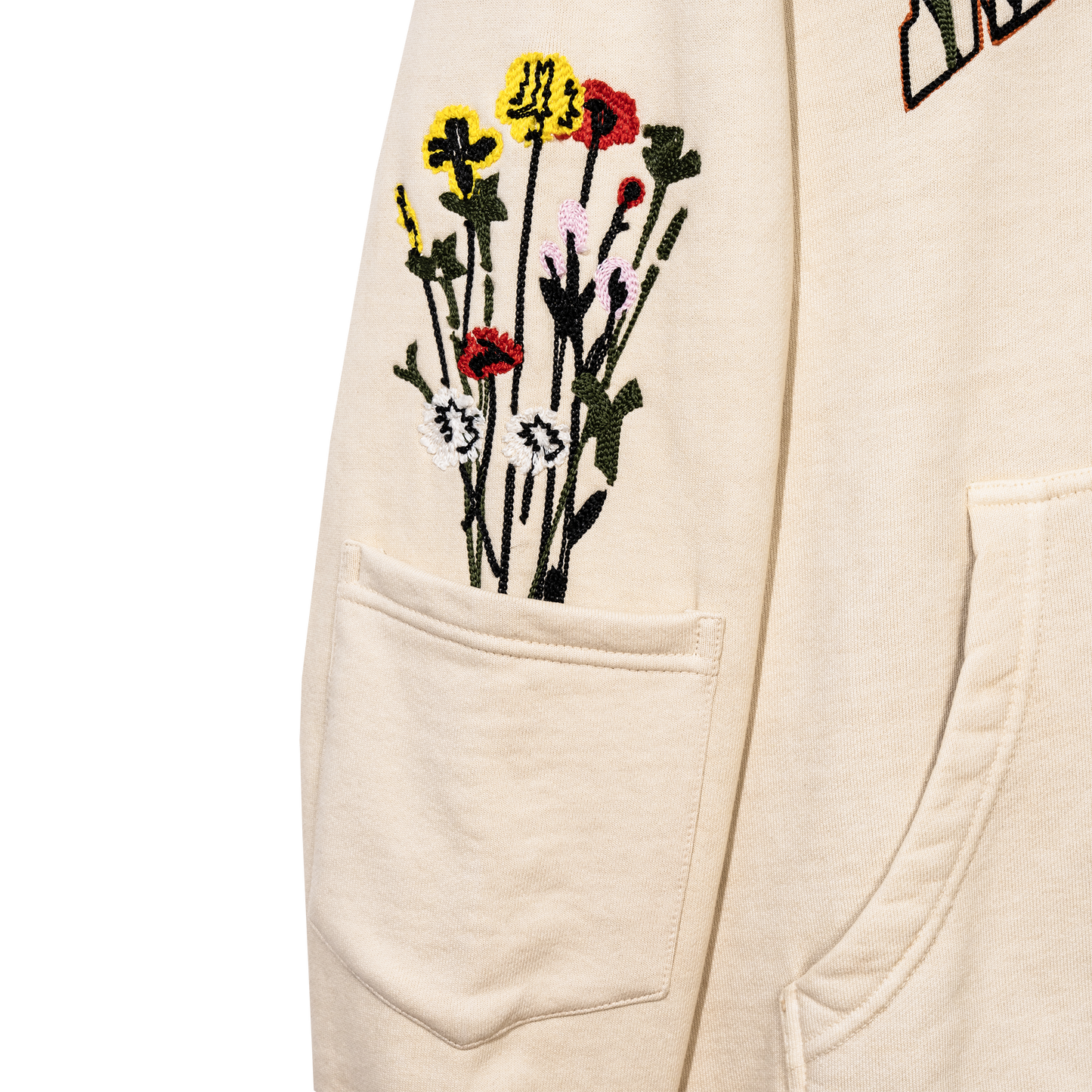 MARKET clothing brand. MARKET graphic tees. Chinatown Market clothing. MARKET Studios hoodie sweatshirt . 100% Cotton hoodie. Graphic Streetwear Tee Shirt. Bouquet Flower Embroidered Hoodie