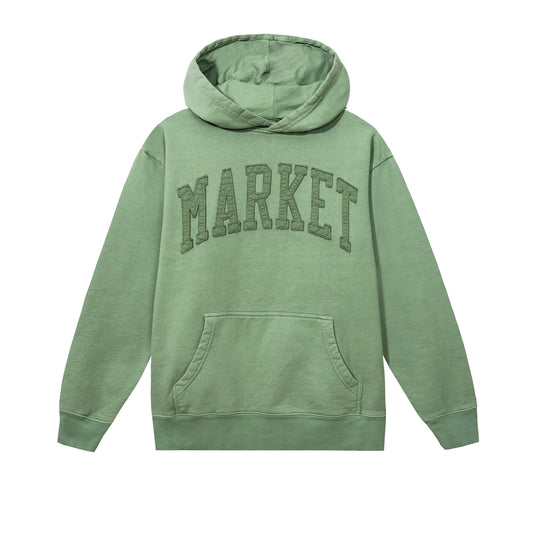 MARKET clothing brand VINTAGE WASH ARC HOODIE. Find more graphic tees, hats and more at MarketStudios.com. Formally Chinatown Market.