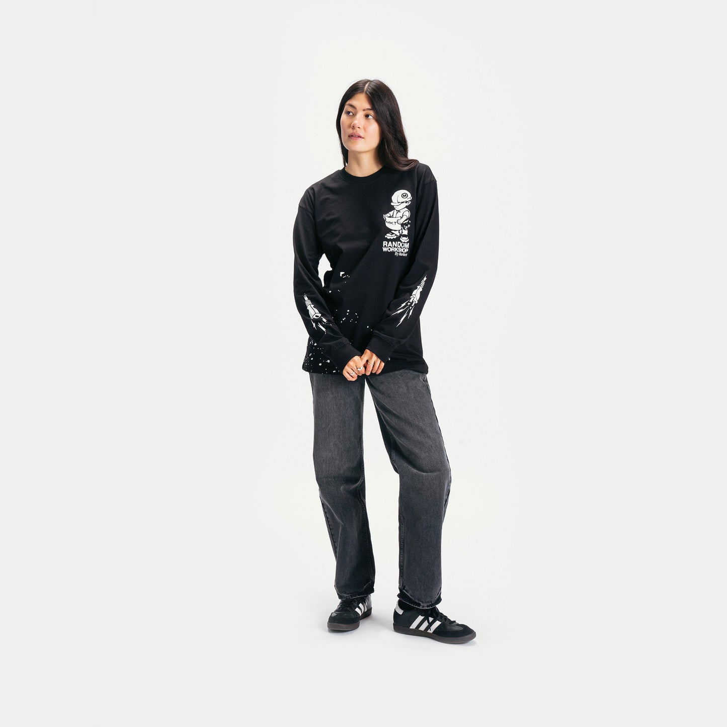 PLAN CHECK LONGSLEEVE T-SHIRT