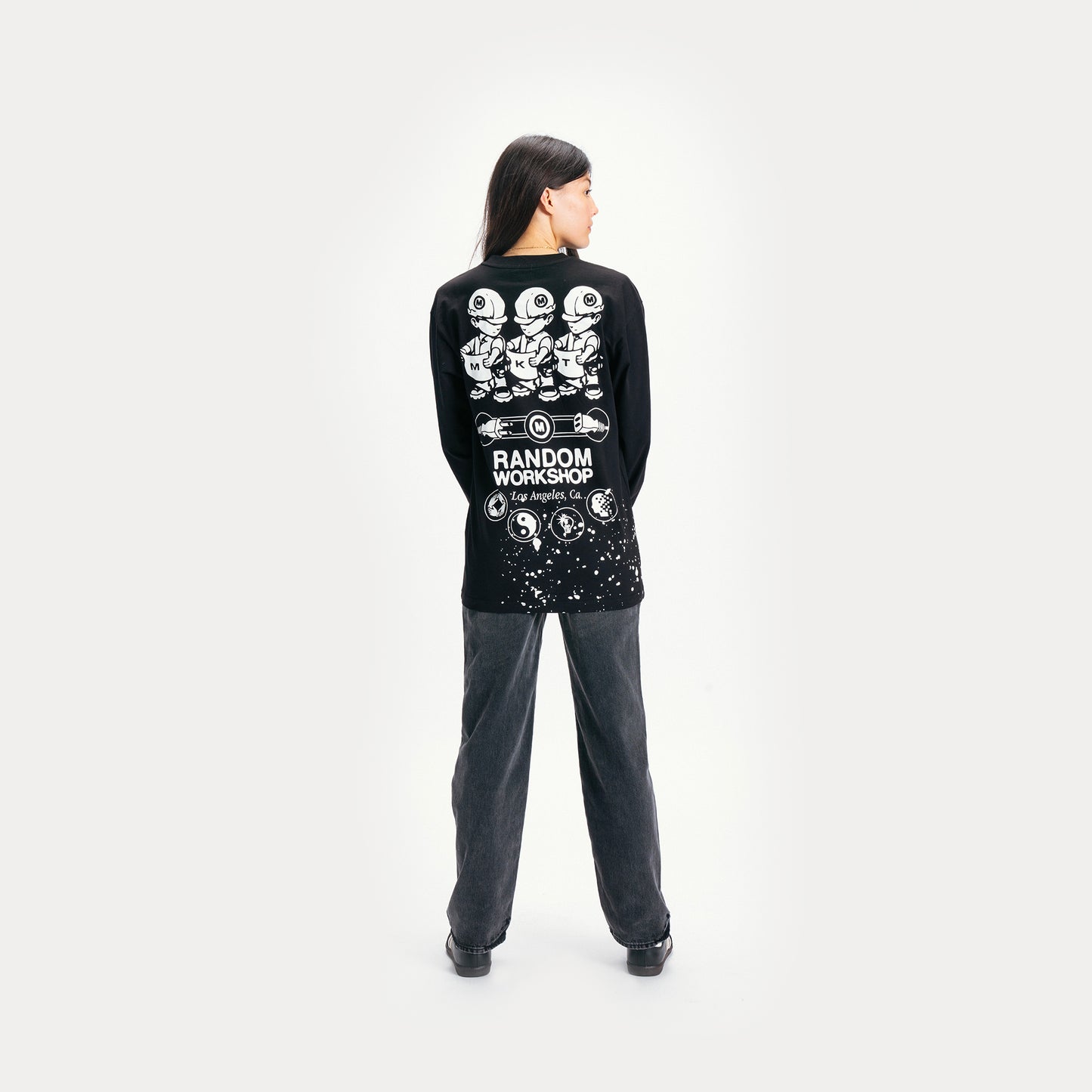 PLAN CHECK LONGSLEEVE T-SHIRT