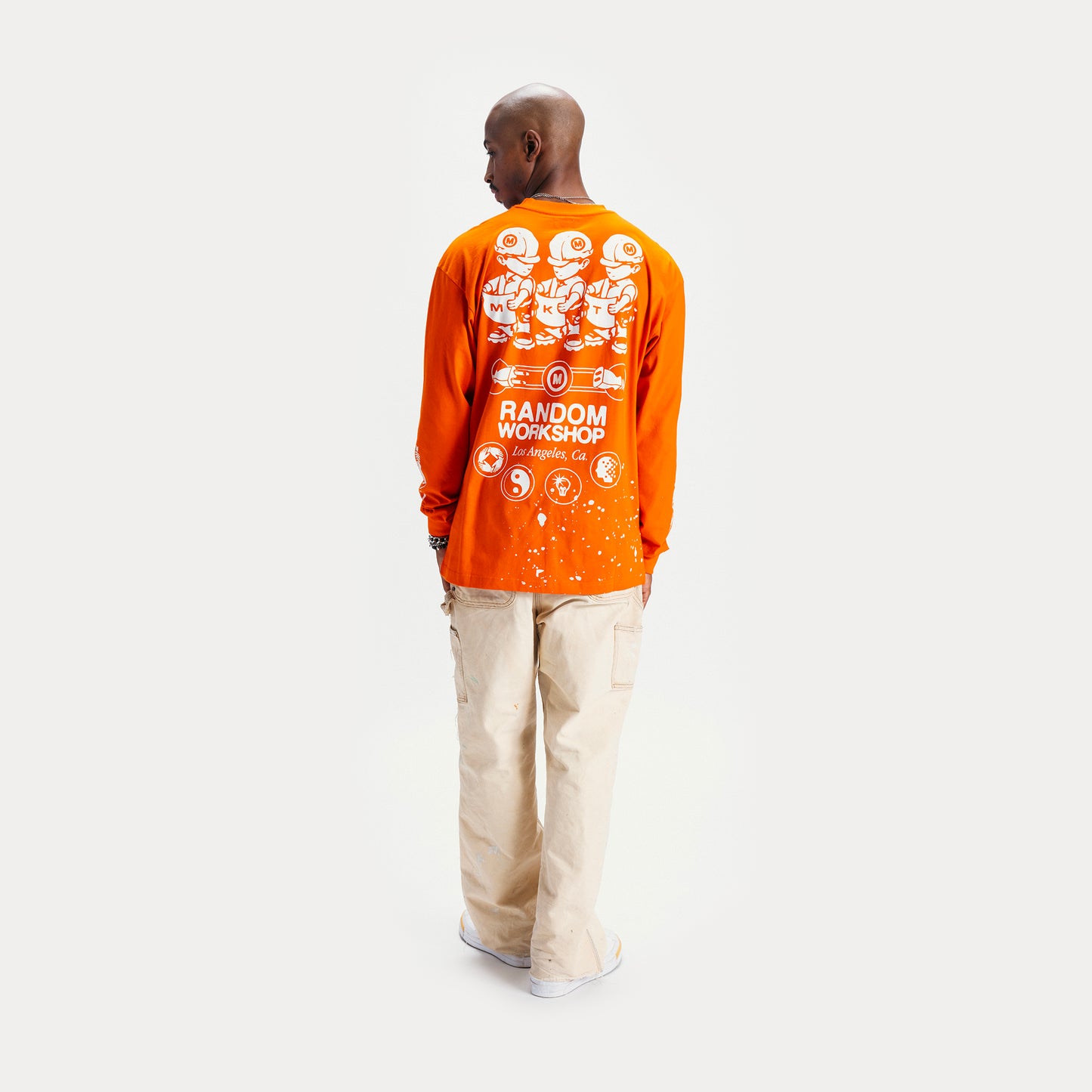 PLAN CHECK LONGSLEEVE T-SHIRT