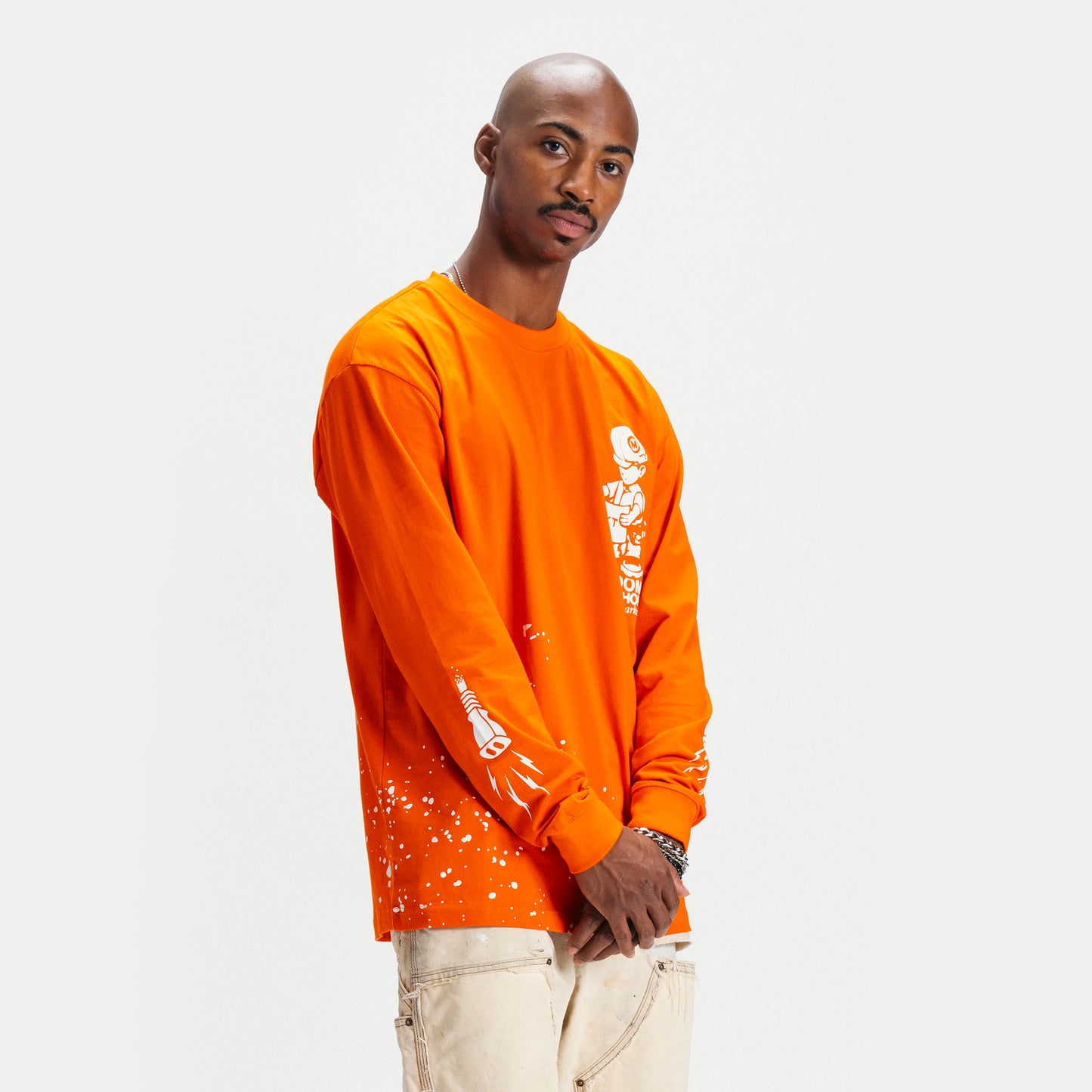 PLAN CHECK LONGSLEEVE T-SHIRT