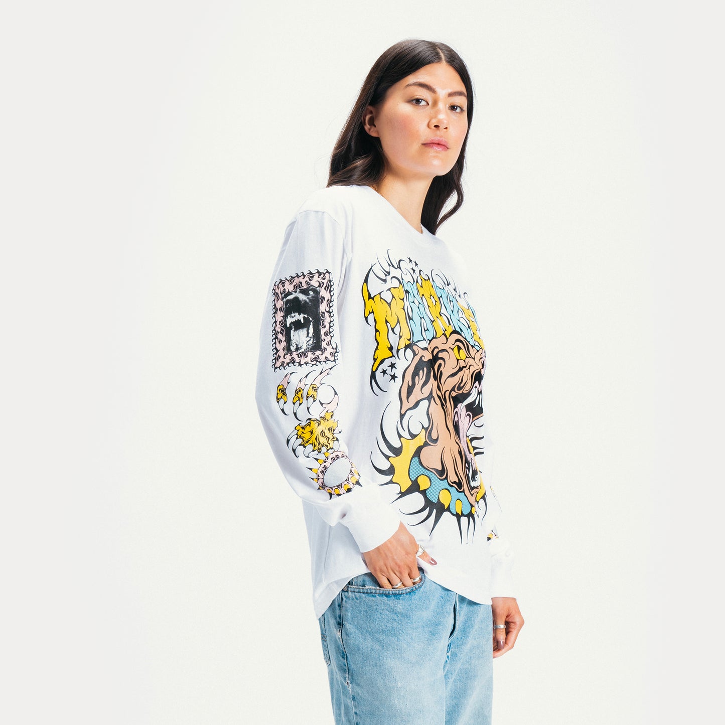 WARPED BEWARE LS T-SHIRT