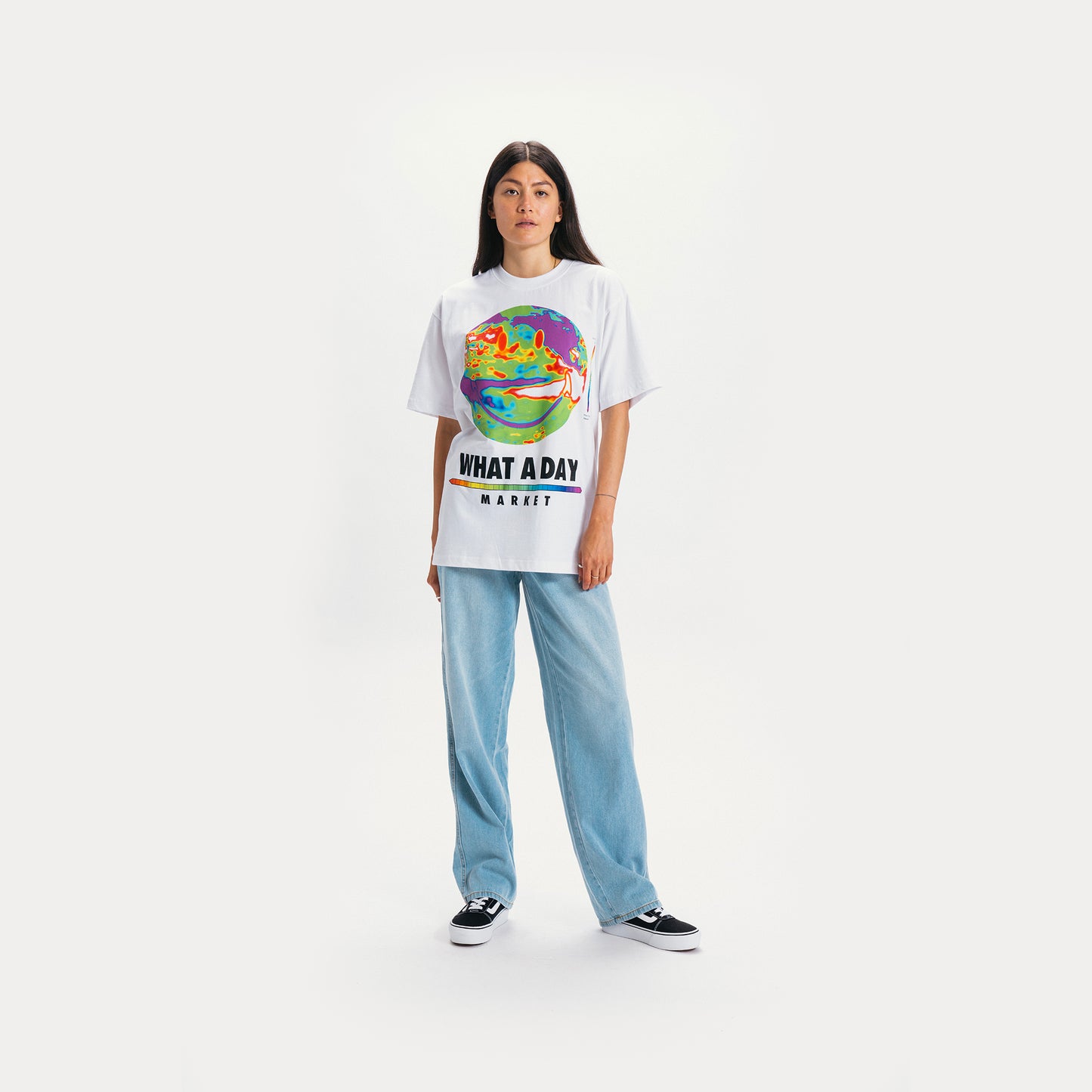 SMILEY WHAT A DAY T-SHIRT