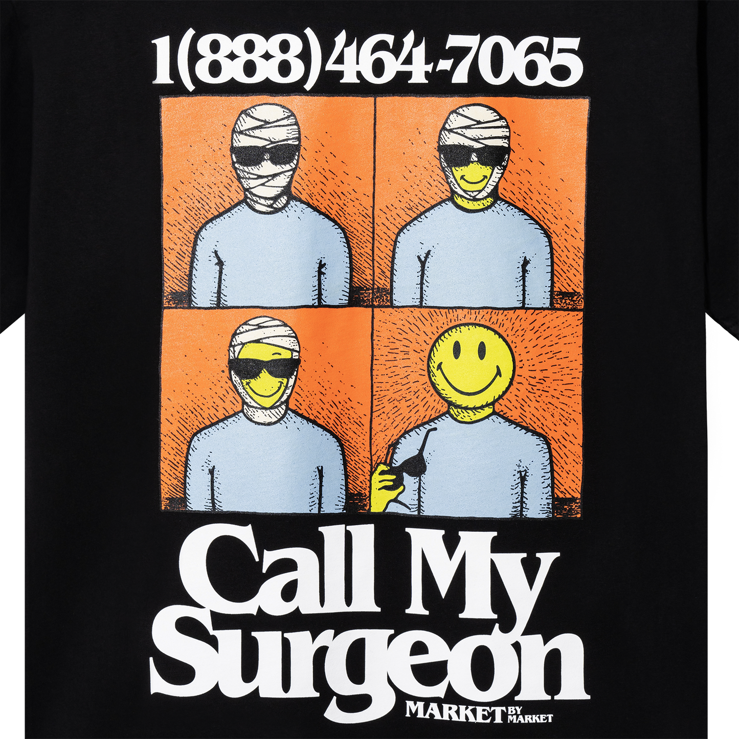 SMILEY CALL MY SURGEON T-SHIRT