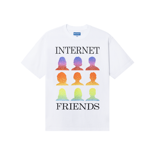 MARKET clothing brand INTERNET FRIENDS T-SHIRT. Find more graphic tees, hats, hoodies and more at MarketStudios.com. Formally Chinatown Market.