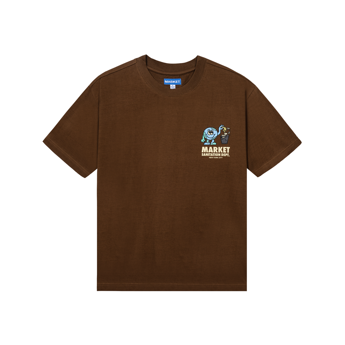 MARKET clothing brand. MARKET graphic tees. Chinatown Market clothing. MARKET Studios t-shirt. 100% Cotton T-Shirt. Graphic Streetwear Tee Shirt. Sanitation Dept T-Shirt