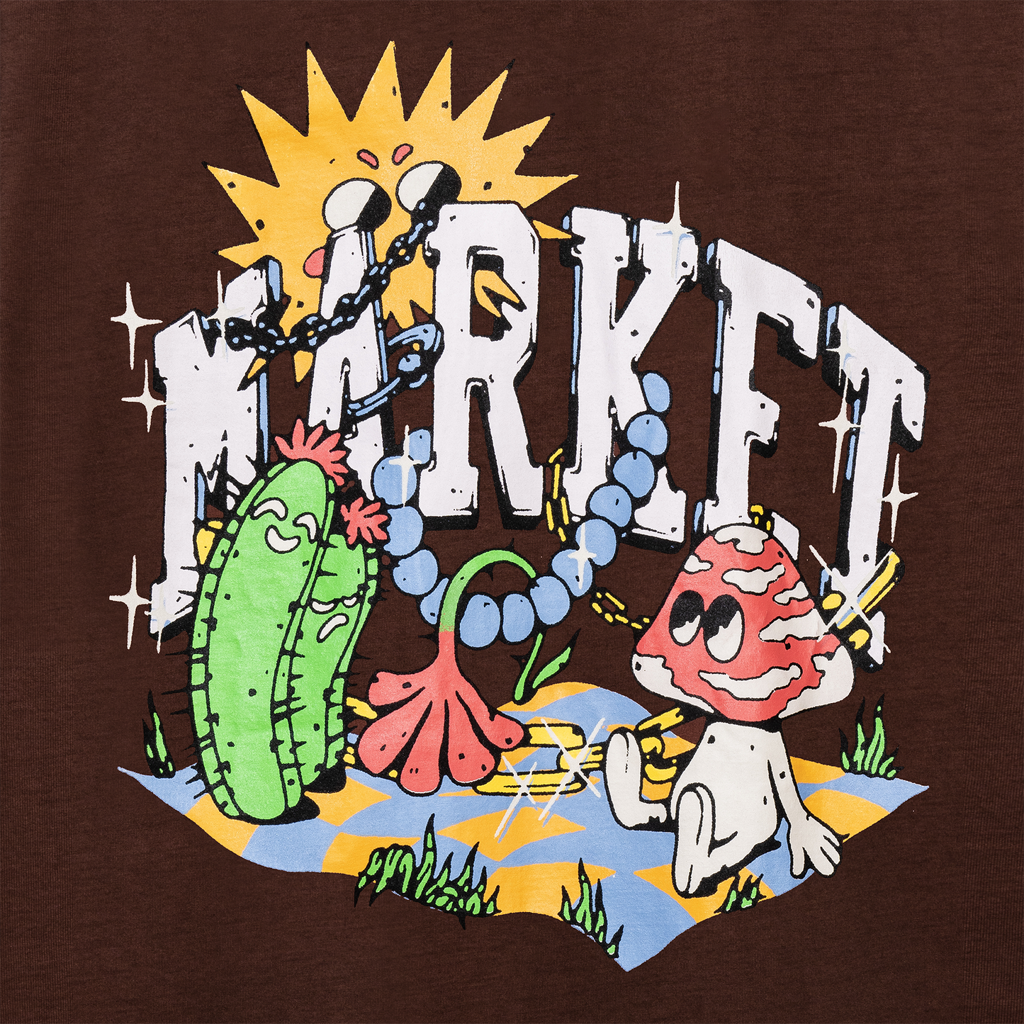 MARKET clothing brand. MARKET graphic tees. Chinatown Market clothing. MARKET Studios t-shirt. 100% Cotton T-Shirt. Graphic Streetwear Tee Shirt.