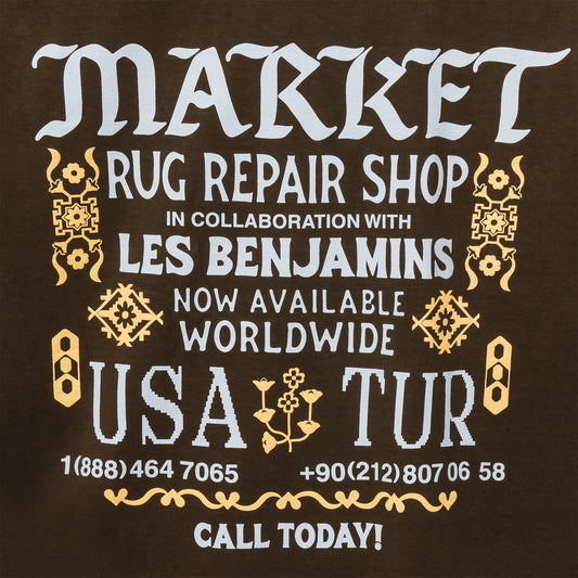 MARKET clothing brand REPAIR SHOP T-SHIRT. Find more graphic tees, hats, hoodies and more at MarketStudios.com. Formally Chinatown Market.