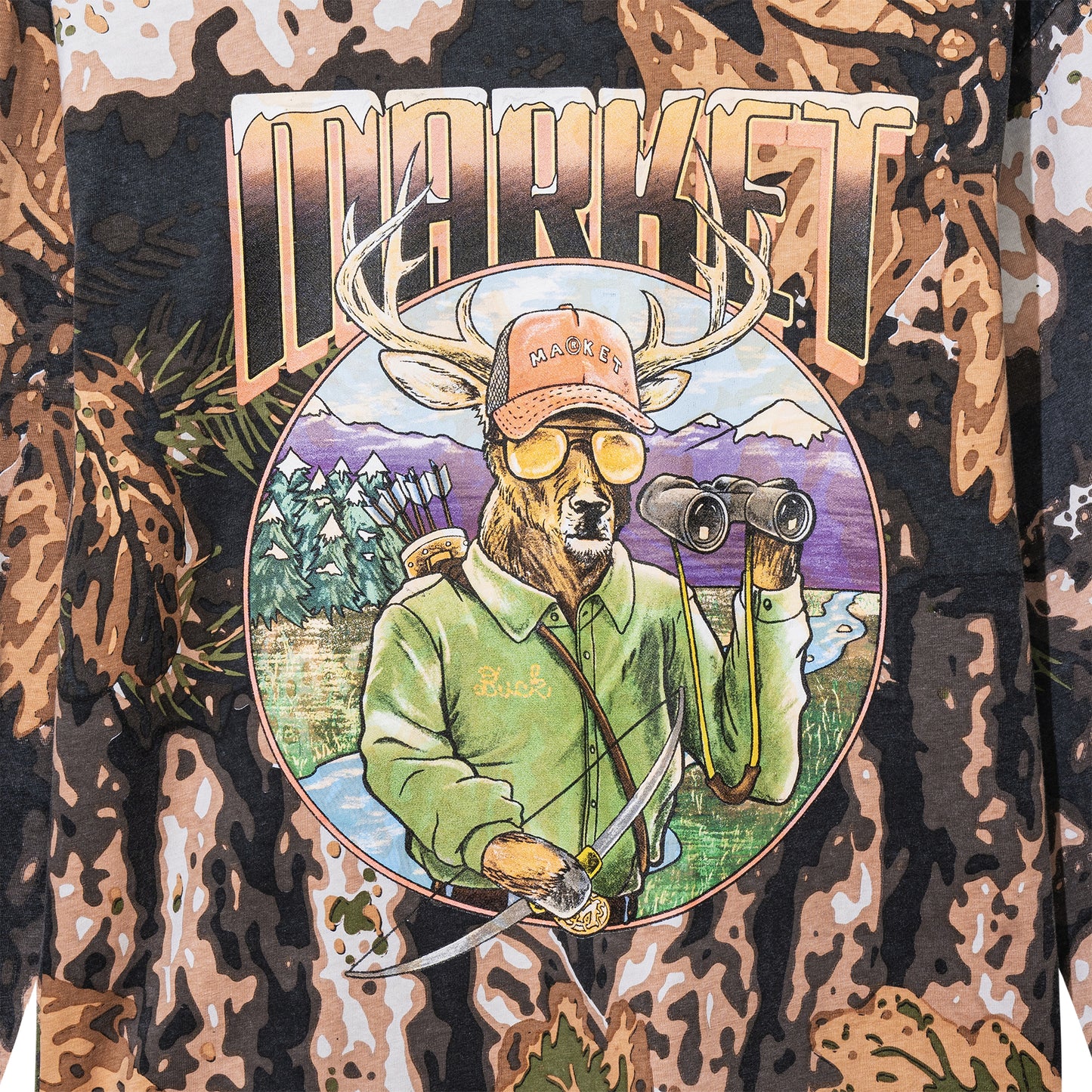 BIG BUCK HUNTER CAMO LS T-SHIRT