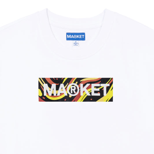 MARKET clothing brand BAR LOGO T-SHIRT. Find more graphic tees, hats, hoodies and more at MarketStudios.com. Formally Chinatown Market.