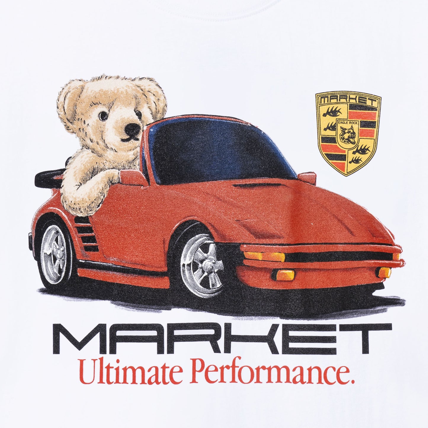 MARKET clothing brand ULTIMATE PERFORMANCE BEAR T-SHIRT. Find more graphic tees, hats, hoodies and more at MarketStudios.com. Formally Chinatown Market.