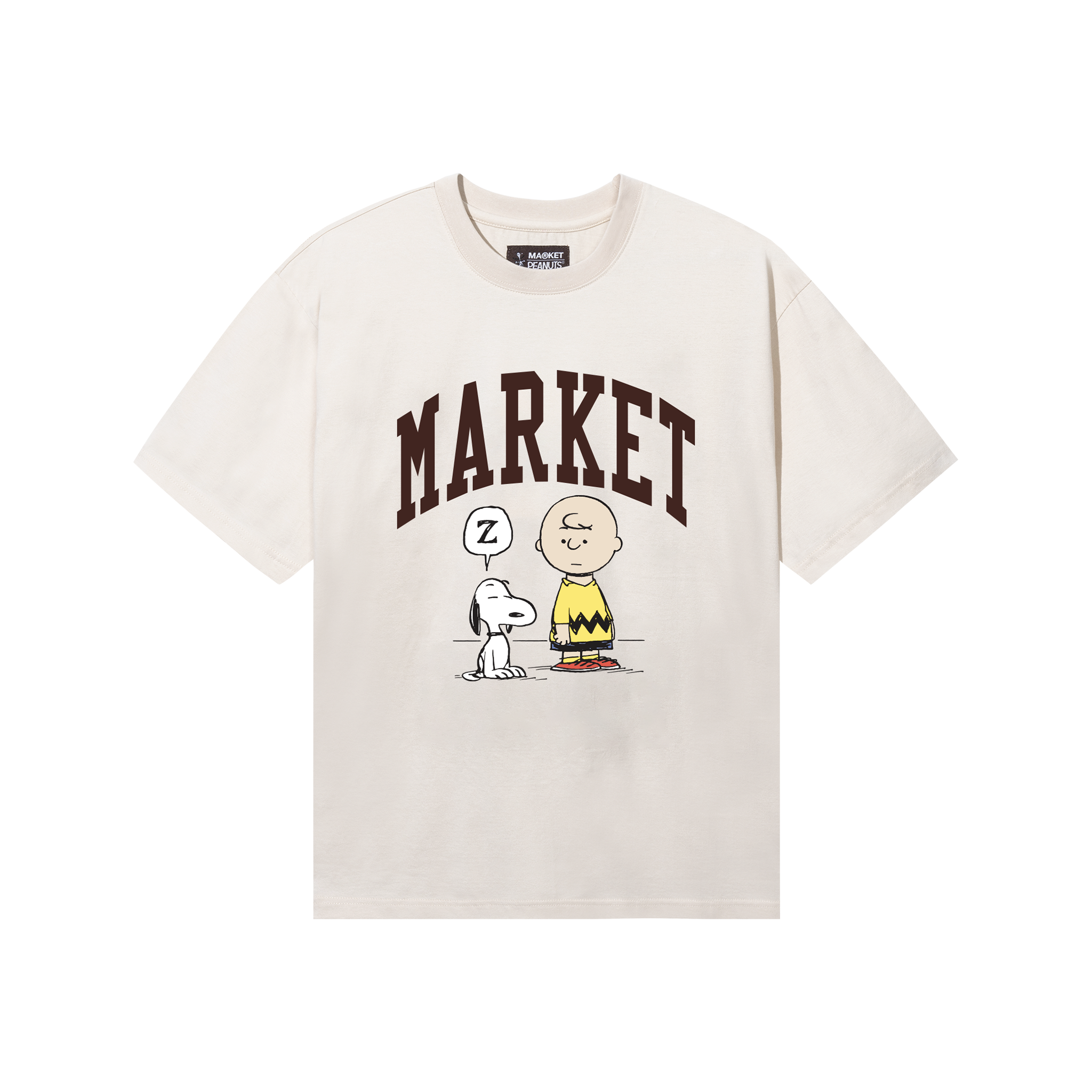 MARKET clothing brand PEANUTS ARC T-SHIRT. Find more graphic tees, hats, hoodies and more at MarketStudios.com. Formally Chinatown Market.