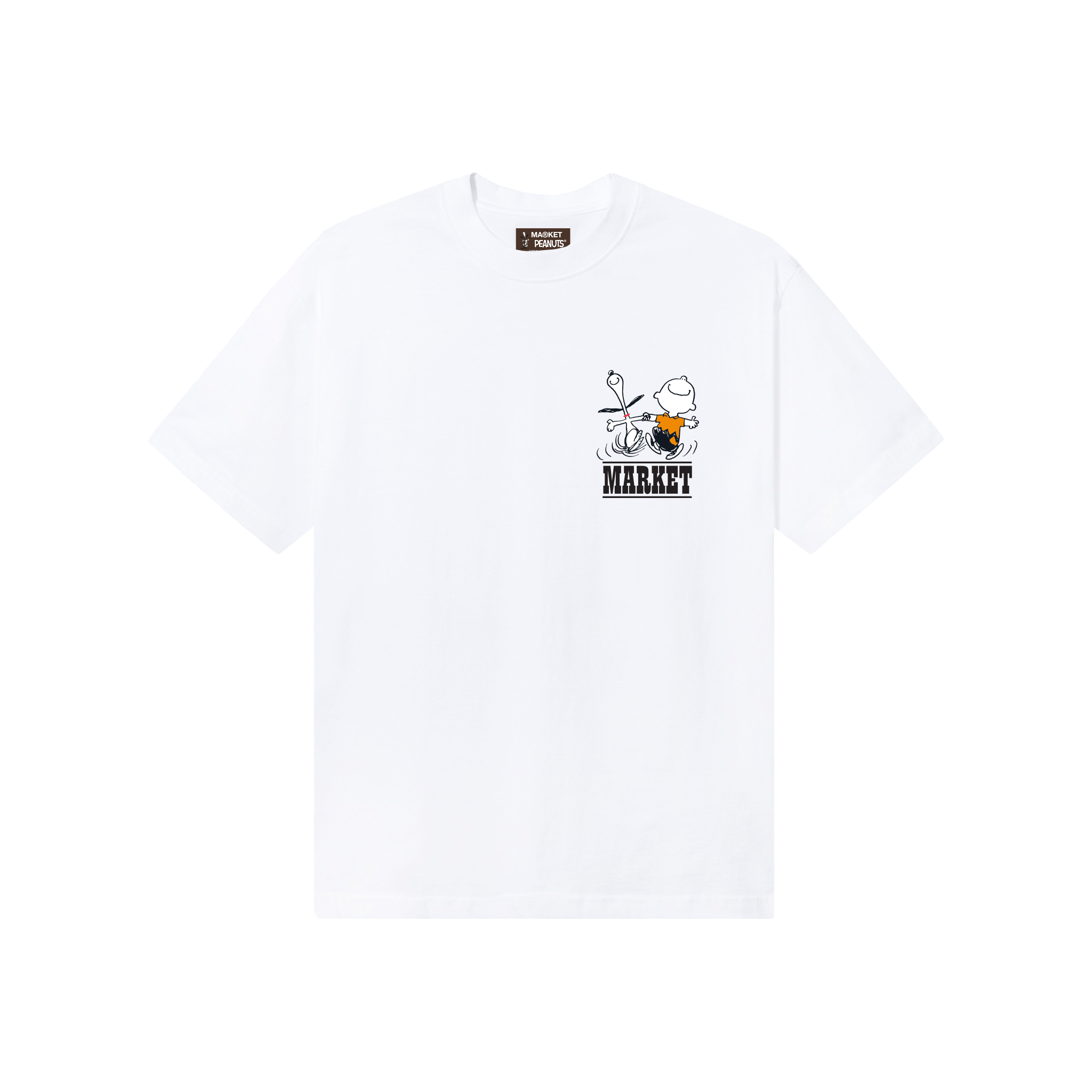 MARKET clothing brand PEANUTS JOY OF DANCING T-SHIRT. Find more graphic tees, hats, hoodies and more at MarketStudios.com. Formally Chinatown Market.
