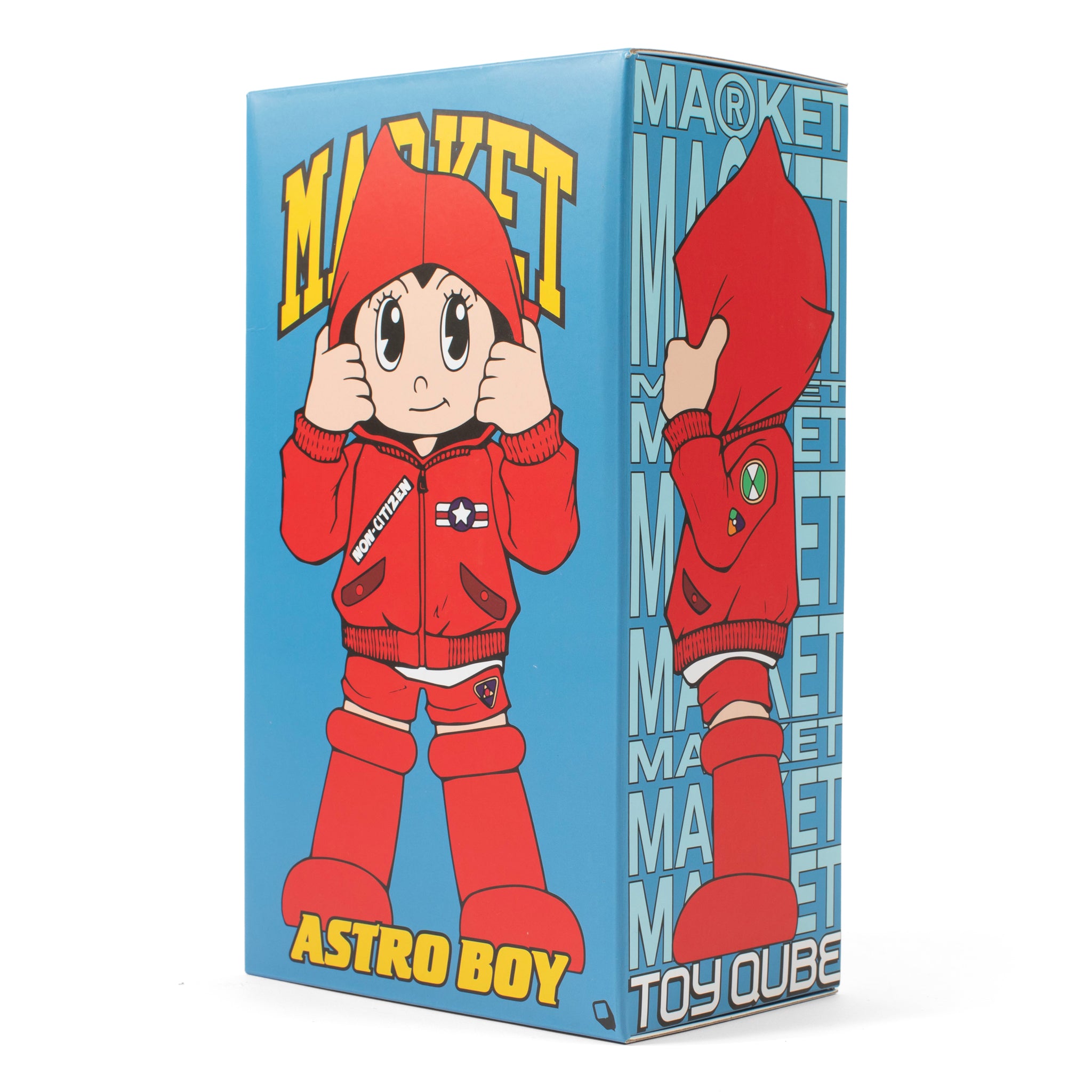 MARKET clothing brand SMILEY TOYQUBE ASTRO BOY HOODIE FIGURE. Find more homegoods and graphic tees at MarketStudios.com. Formally Chinatown Market.