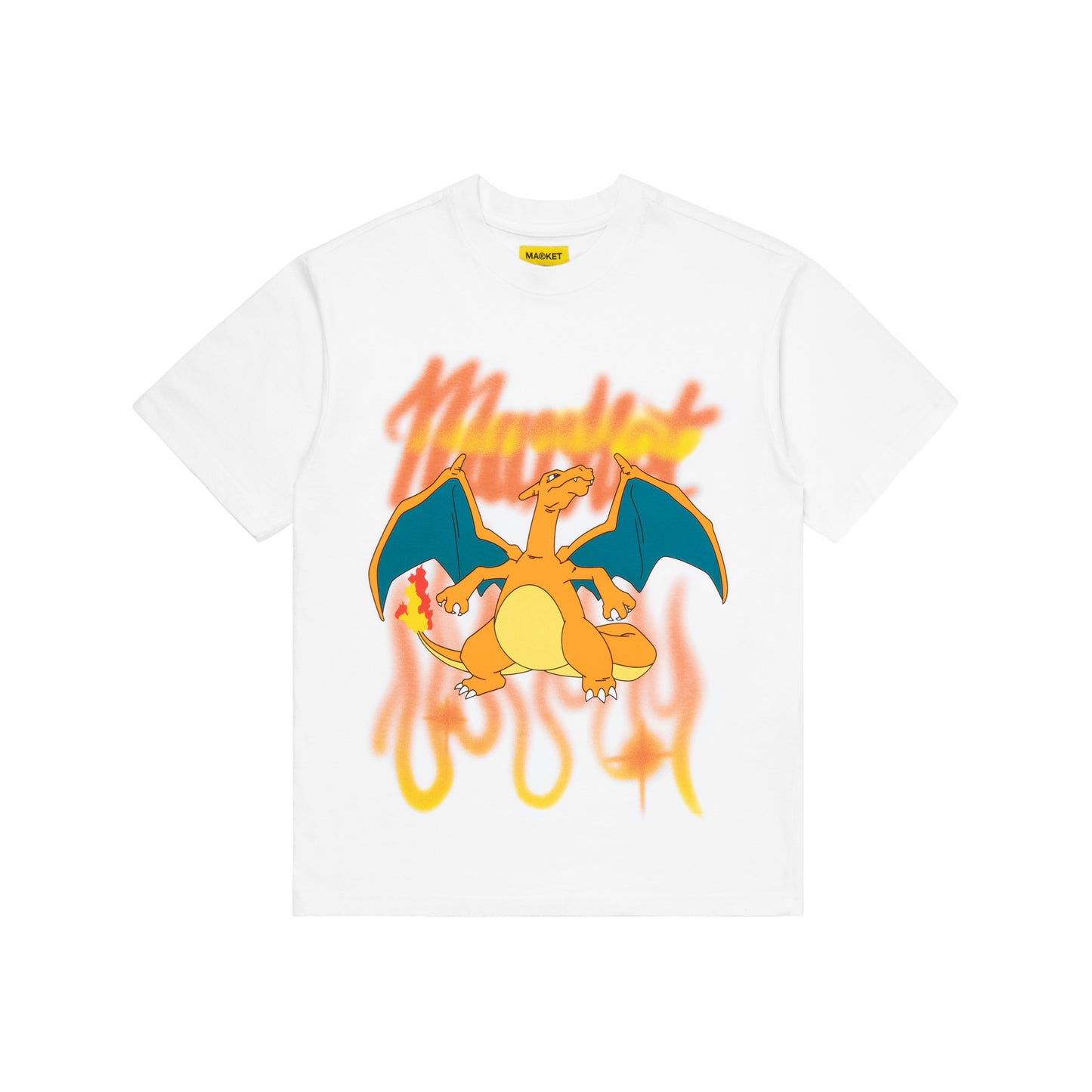 FIRE TYPE AIRBRUSH T-SHIRT
