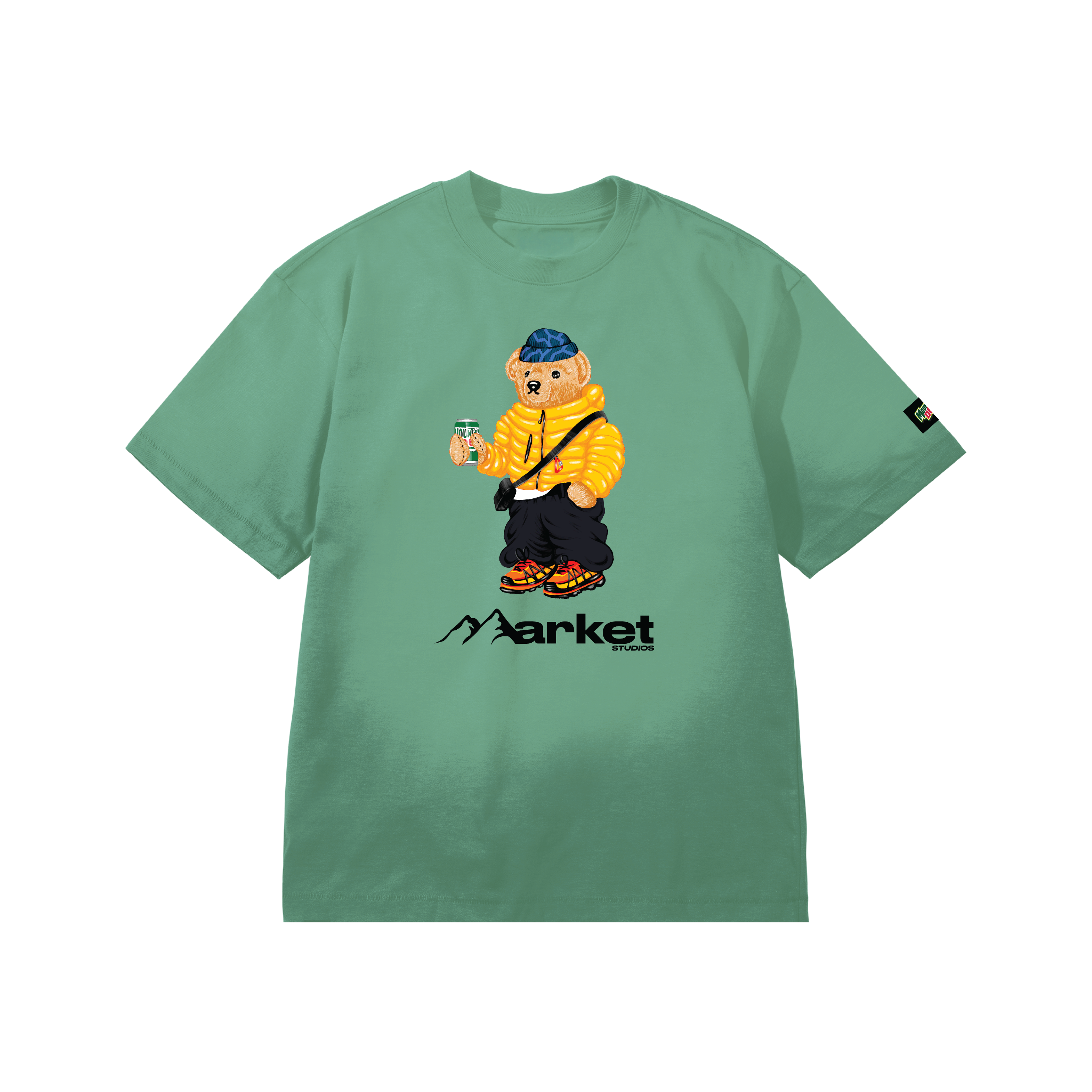 MARKET X MD DRINK UP BEAR T-SHIRT