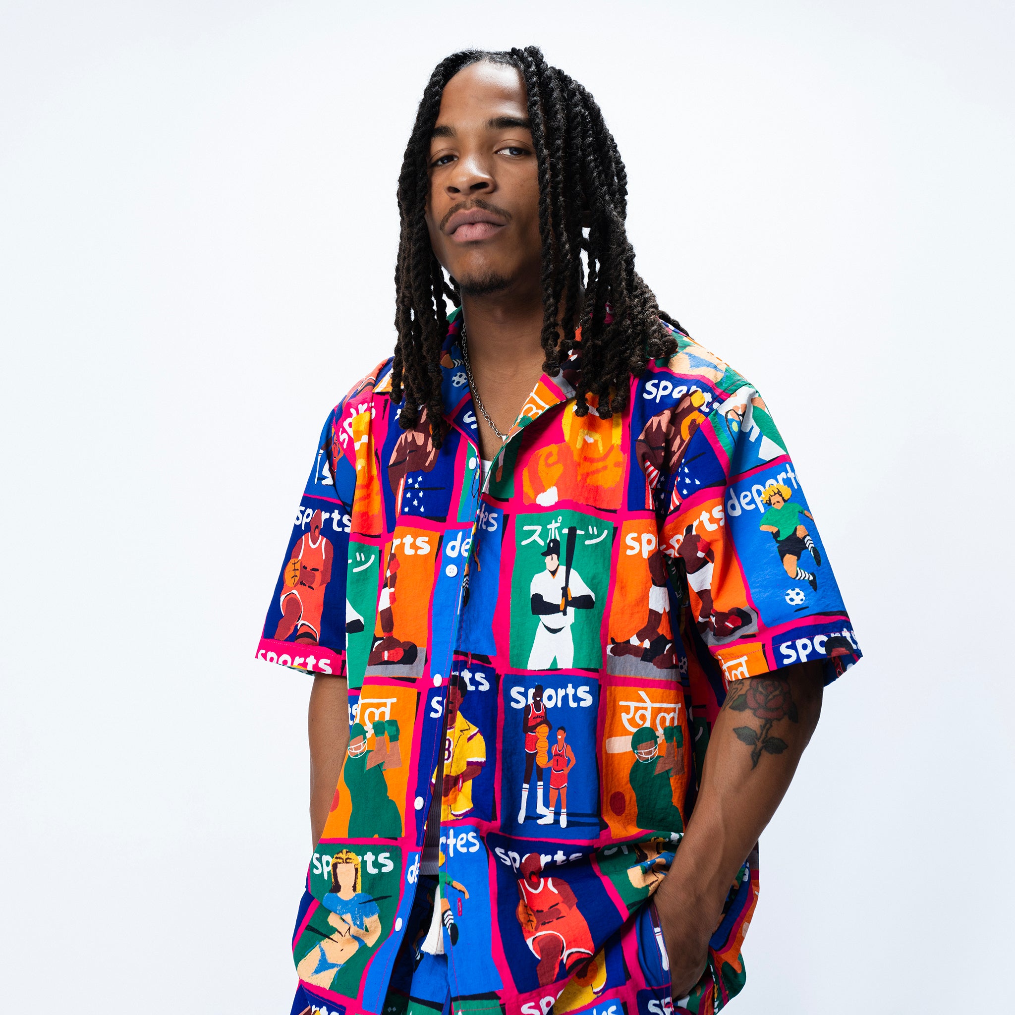 ILLUSTRATED SS BUTTON UP