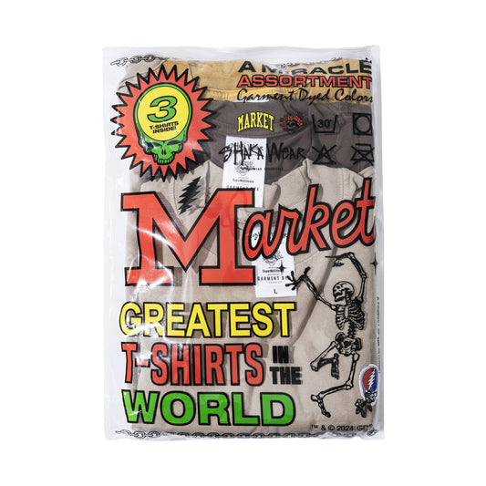 MARKET clothing brand GRATEFUL DEAD X SHAKA 3 PACK. Find more graphic tees, hats, hoodies and more at MarketStudios.com. Formally Chinatown Market.