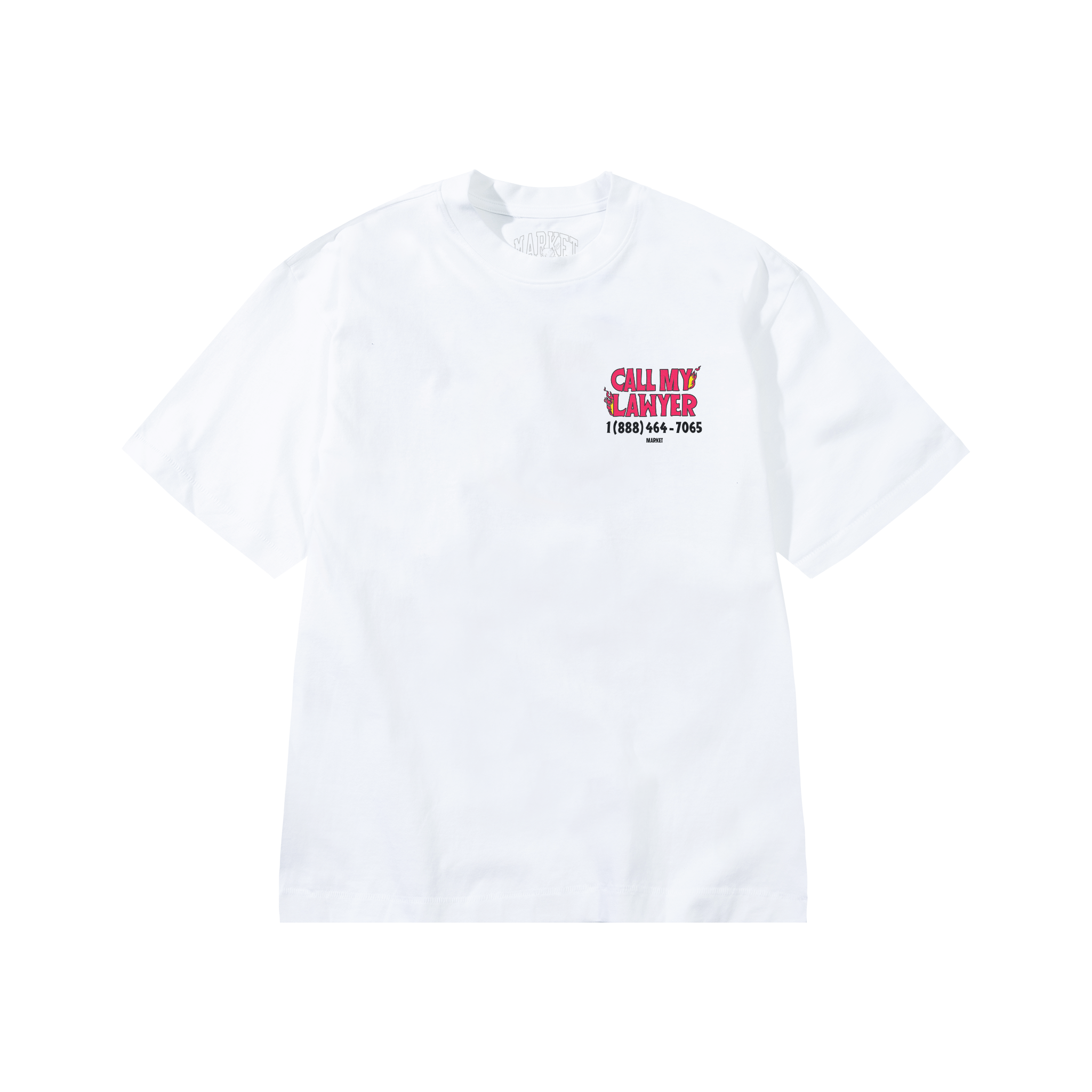 HOT STUFF X MARKET CALL MY LAWYER T-SHIRT