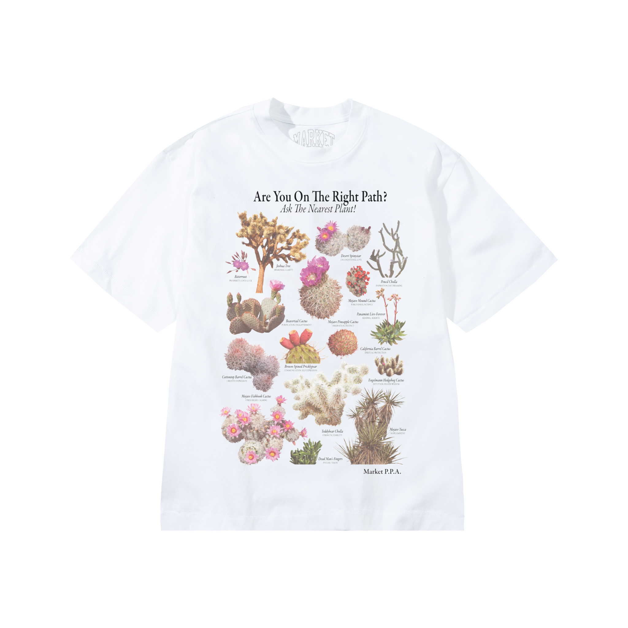MARKET X LONDON FLOWER MARKET BOTANICAL T-SHIRT