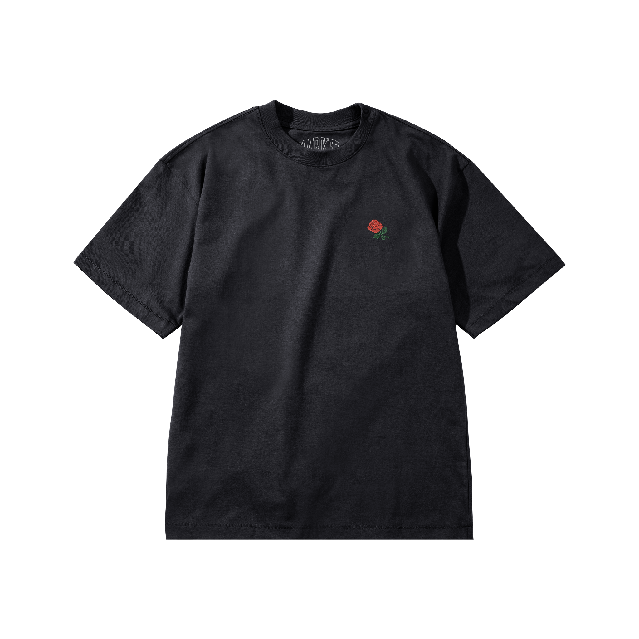 THANK YOU ROSE T-SHIRT - JET BLACK